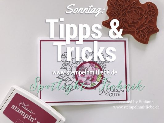 Sonntag: Tipps & Tricks Spotlight Technik