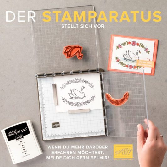 Neue Stempelhilfe von Stampin‘ Up – der Stamparatus