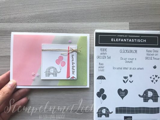 Elefantastische Babykarte