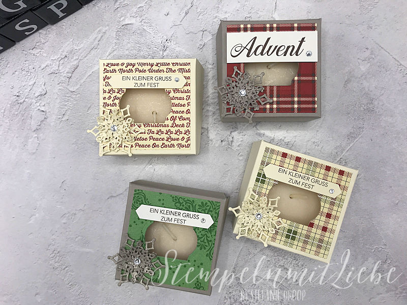 Anleitung Teelichtbox Videotutorial - Stampin' Up! | Stempeln mit Liebe ♥️
