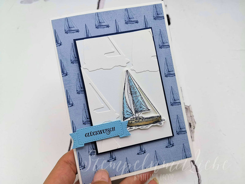 Glückwunsch mit Setz die Segel - Stampin' Up! | Stempeln mit Liebe ♥️