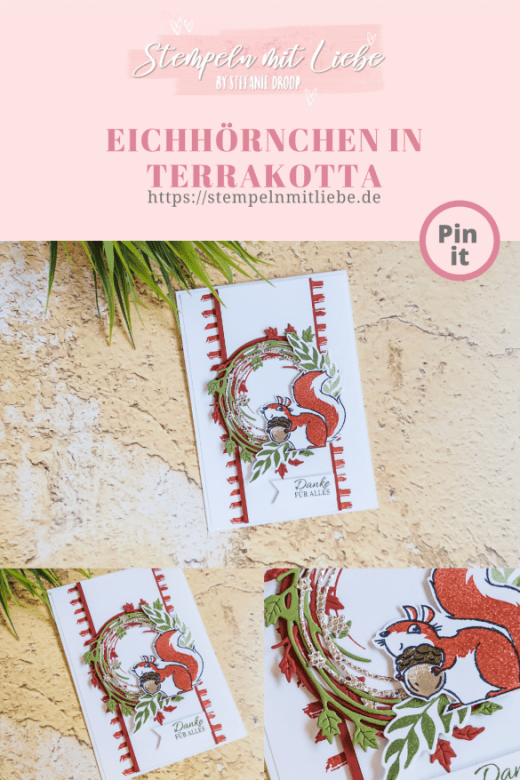 CHGCRAFT Kürbis Clear Stempel Eichhörnchen Transparente Briefmarken Vögel Herbst Silikon Siegel Für DIY Scrapbooking Fotoalbum Dekoration, 4,3x6,3 Zoll