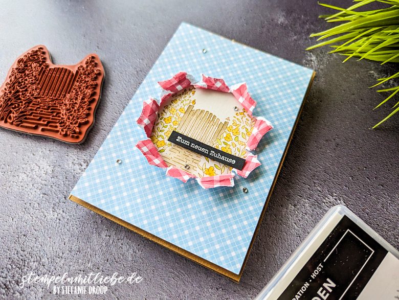 Karte zum Einzug mit Scenic Garden - Stampin' Up! | Stempeln mit Liebe ♥️
