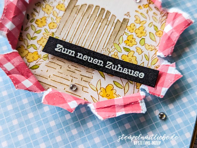 Karte zum Einzug mit Scenic Garden - Stampin' Up! | Stempeln mit Liebe ♥️
